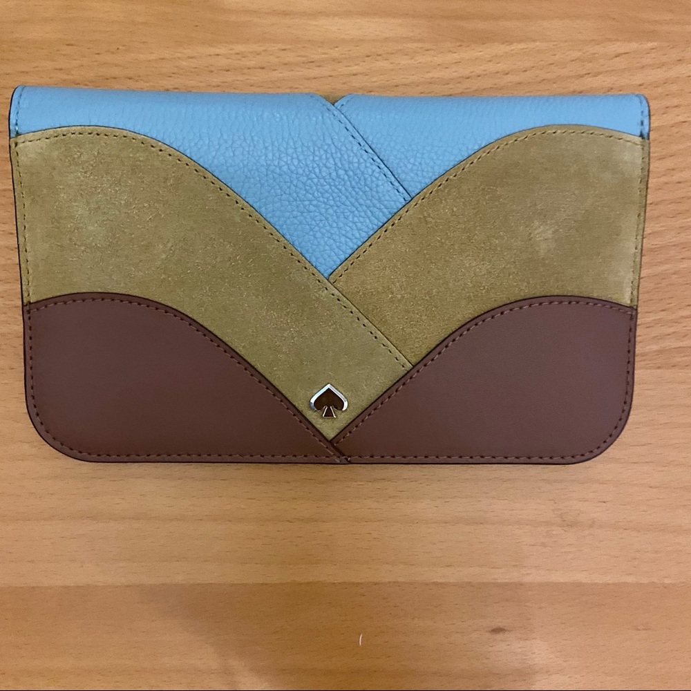 Kate Spade Tri Color Clutch Wallet